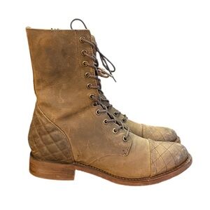 Justin Boots Western Lace-Up Heeled Boots Women’s Size 9.5 B